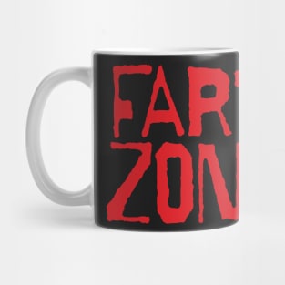 Fart Zone Red Letters Mug